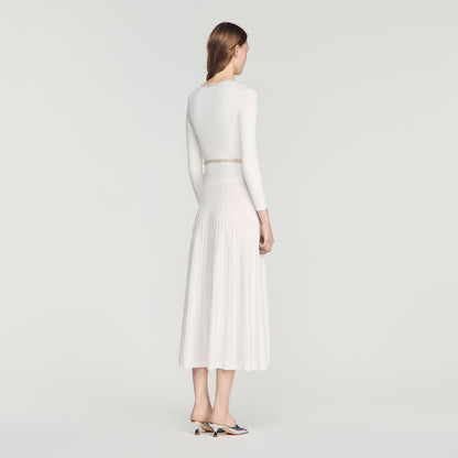 Borealia  Knit Cardigan White
