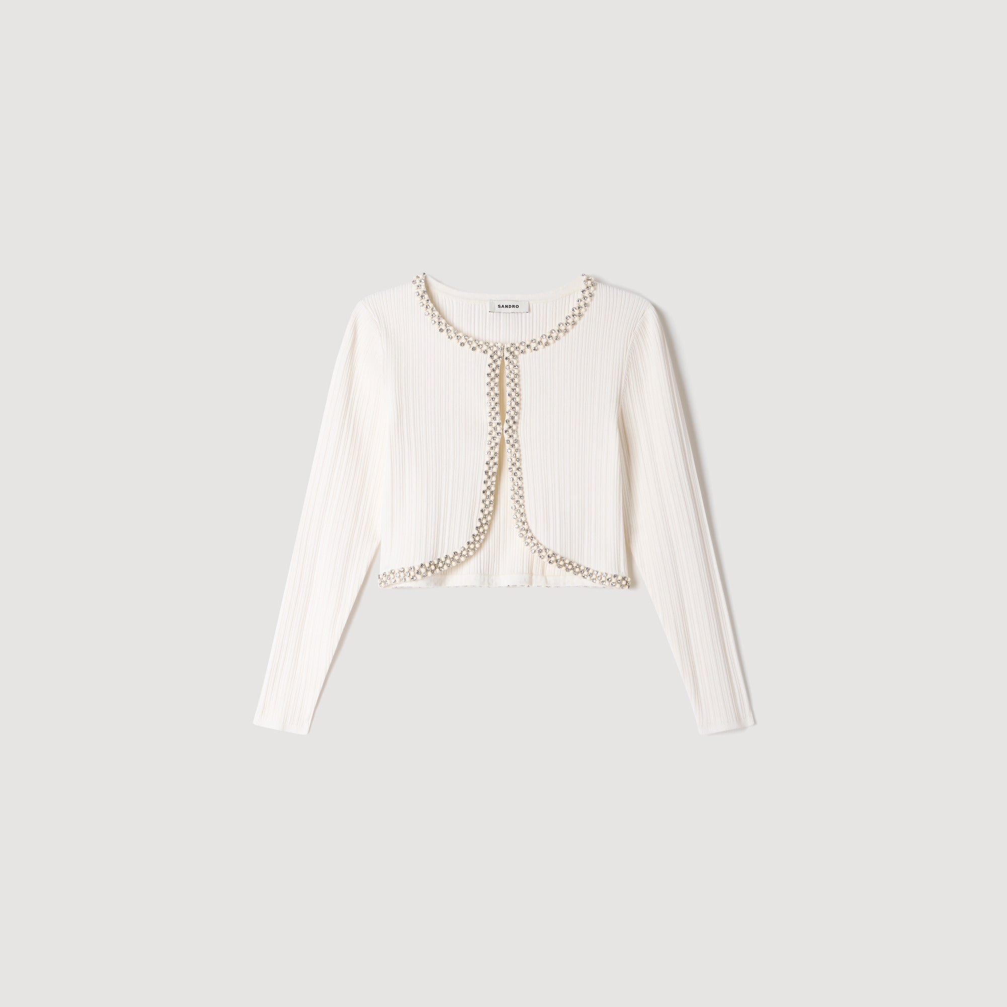 Borealia  Knit Cardigan White