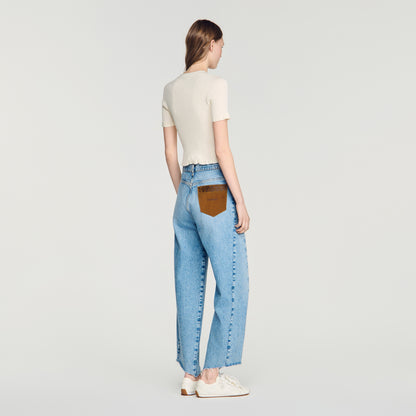 Area  Knit Cardigan Ecru