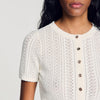 Larane  Knit Cardigan Ecru