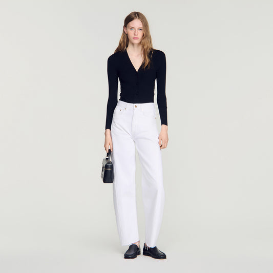 Gabriele  Knit Cardigan Black