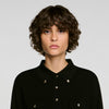 Jessica Cardigan with metal buttons Black