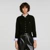 Jessica Cardigan with metal buttons Black