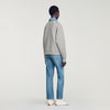 Hayden 2-in-1 zip cardigan Grey