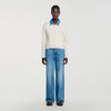 Miky 2-in-1 effect cardigan Ecru