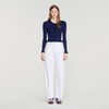 Areanne Striped knit cardigan Navy / Purple