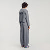 Luce Hooded Rhinestone Cardigan Grey