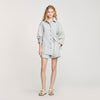 Light Bu Jean Denim shirt with rhinestones