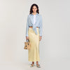 Paradise Rhinestone Shirt Sky Blue