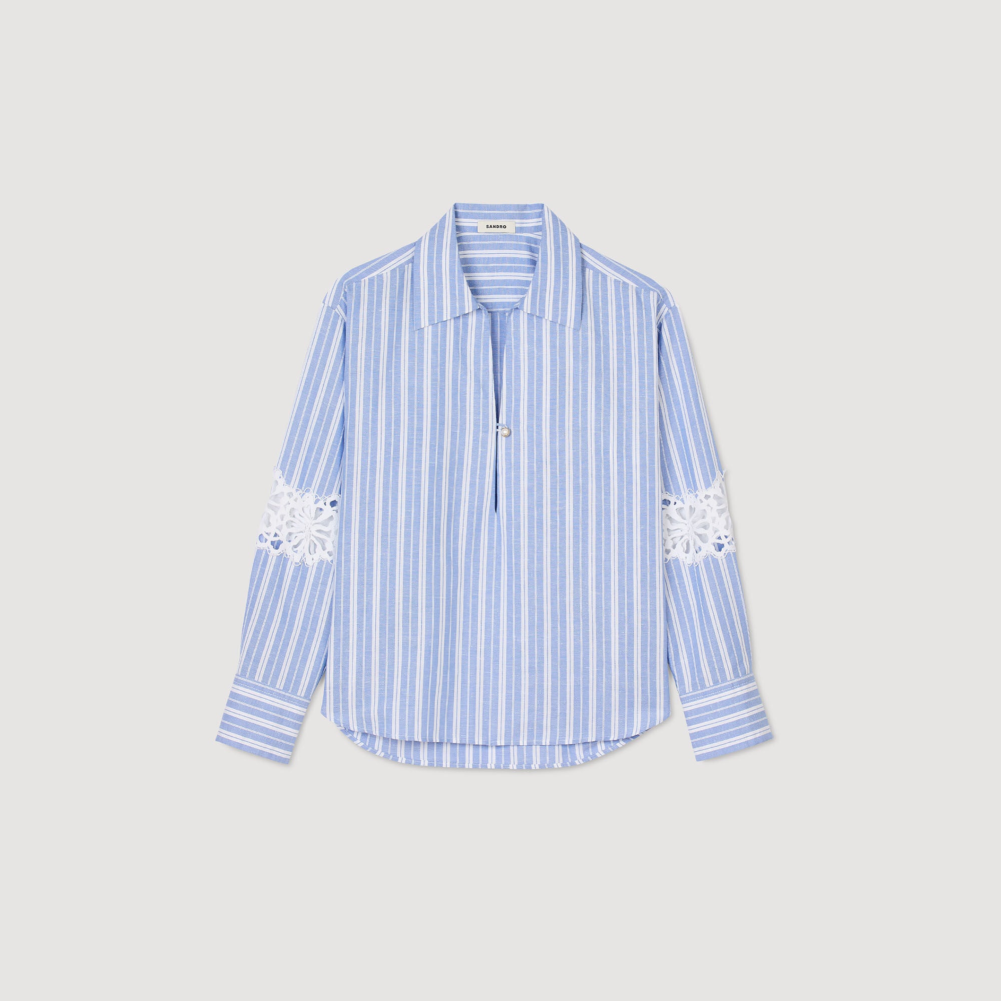 Ortal Striped Shirt Blu / White