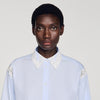 Gaia Lace Detail Shirt SKY BLUE