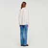 Ambra Silk Lavallière Shirt Ecru