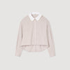 Orphee Check Flannel Shirt Beige / White