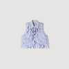 Margot Ruffled Striped Shirt BLEU / MARINE
