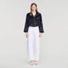 Nerissea  Shirt with beads & rhinestones  Black