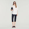 Roccalina Pleated back shirt Ecru