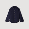 Nova Cotton shirt with wide cuffs Navy Blue