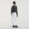 Dakota Check shirt with contrast collar Dark Grey