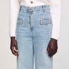 Oslo Wide-Leg Jeans Blue Jean