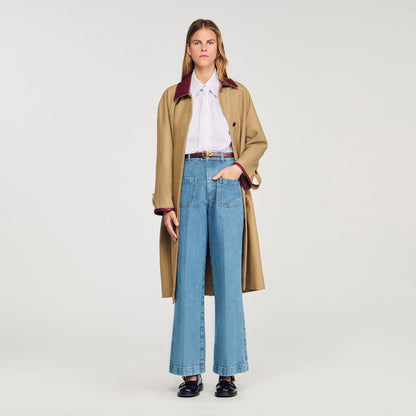Logan Wide-Leg High-Rise Jeans Blue Jean