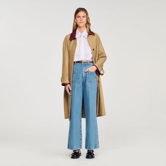 Logan Wide-Leg High-Rise Jeans Blue Jean
