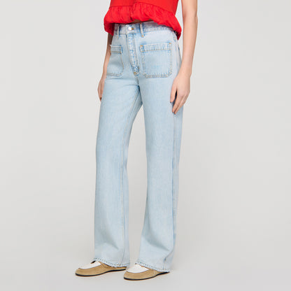 Moore Straight-Leg Jeans LIGHT BLUE JEAN