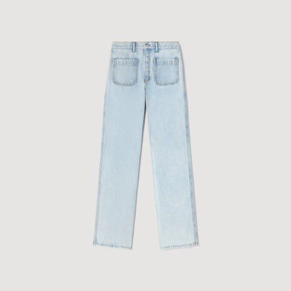 Moore Straight-Leg Jeans LIGHT BLUE JEAN