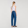 Tomy Rhinestone Barrel Jeans BLUE JEAN