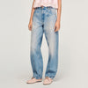 Jaden Faded Barrel Jeans Blue Jean