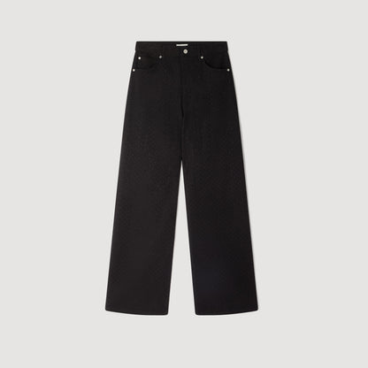 Golden Wide-leg jeans Black