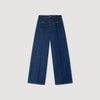 Floride Raw Straight Patch Pocket Jeans Deep Blu