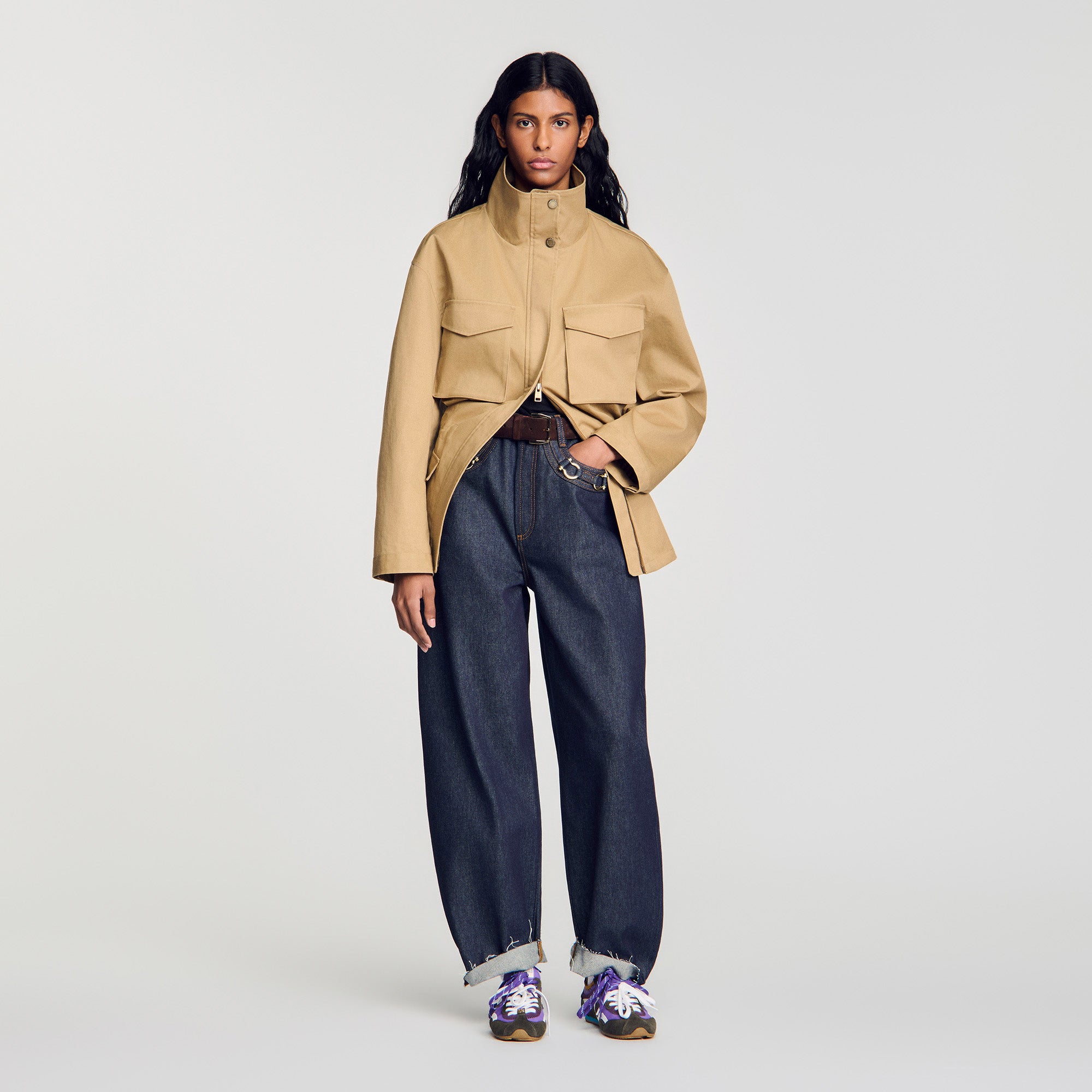 Kaja Balloon Jeans Blue Jean