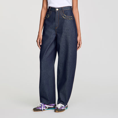 Kaja Balloon Jeans Blue Jean