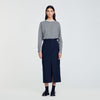 Long Cargo Skirt Navy Blue