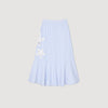 Jasmin Long Striped Skirt Sky Blue