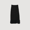 Aleria Knit Midi Skirt Black