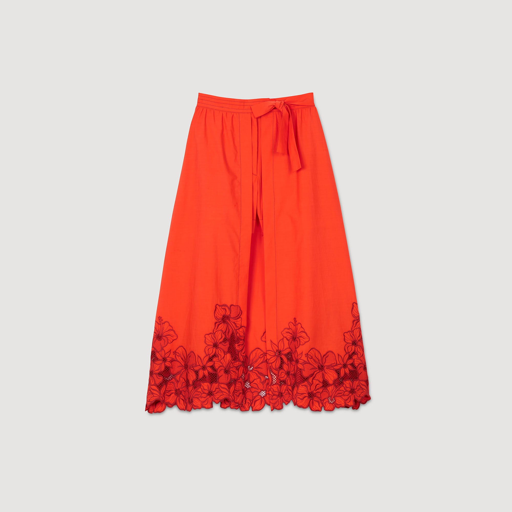 Renelle Floral Skort Red