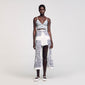 Oranne Bandana-Motif Skirt Shorts White / Blue