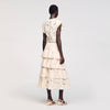 Orlivia Long Frilled Skirt Ecru