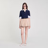 Spirale Striped Bubble Skirt Sand / Camel