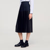 Zaza Long Pleated Skirt Navy Blue