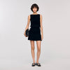 Orea Short Two-Tone Skirt Black