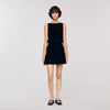 Orea Short Two-Tone Skirt Black