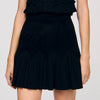 Orea Short Two-Tone Skirt Black