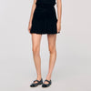 Orea Short Two-Tone Skirt Black