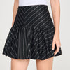 Jaima Short Striped Sequin Skirt Black / White