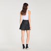 Jaima Short Striped Sequin Skirt Black / White