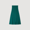 Vanea Beaded Textured Knit Skirt Dark Green