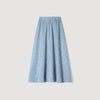 Isea Long Sequined Skirt Blue
