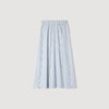 Lucia Rhinestone Striped Long Skirt Blue
